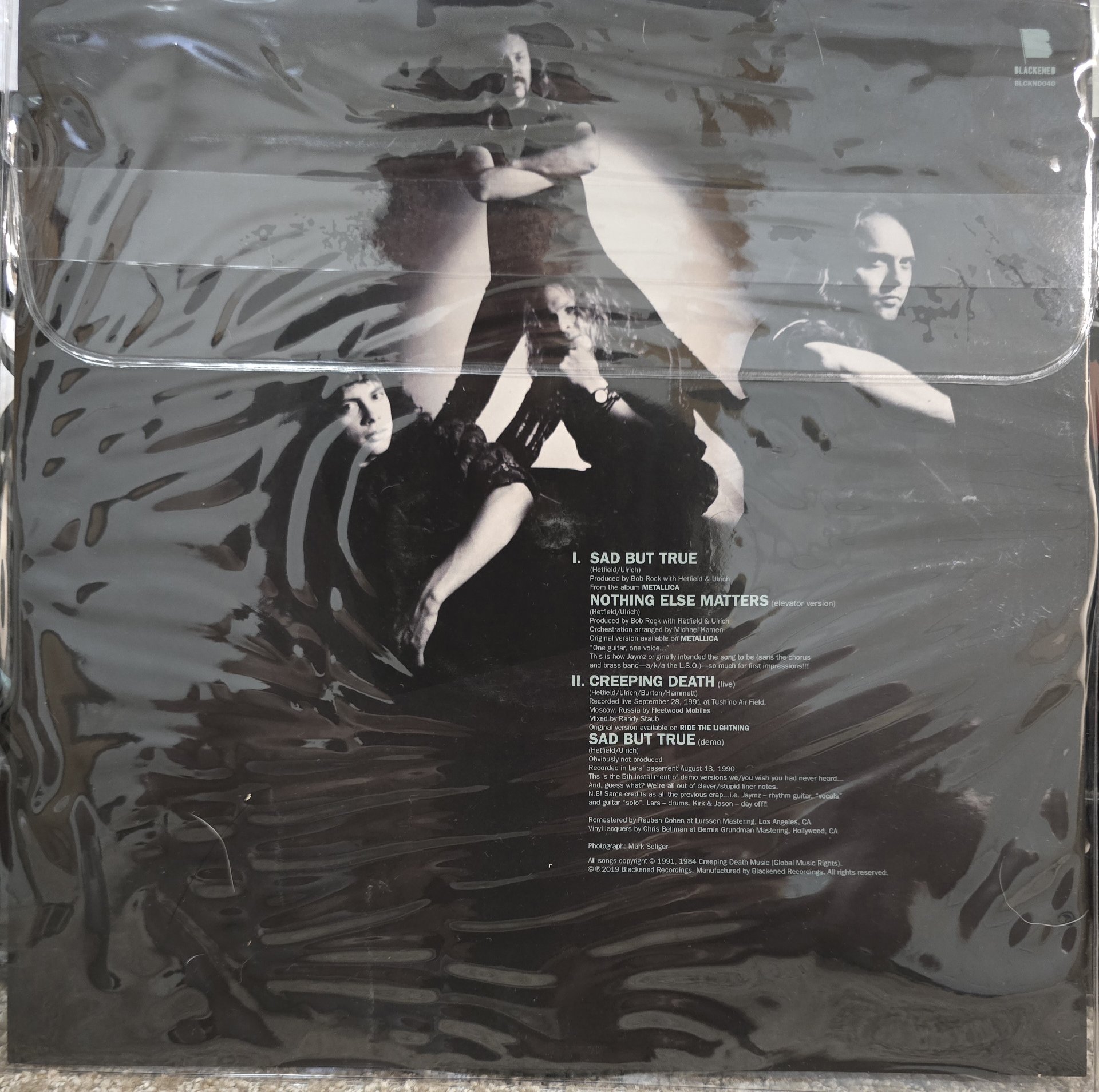 Image 2 of Metallica Sad But True 12 Inch Vinyl Single