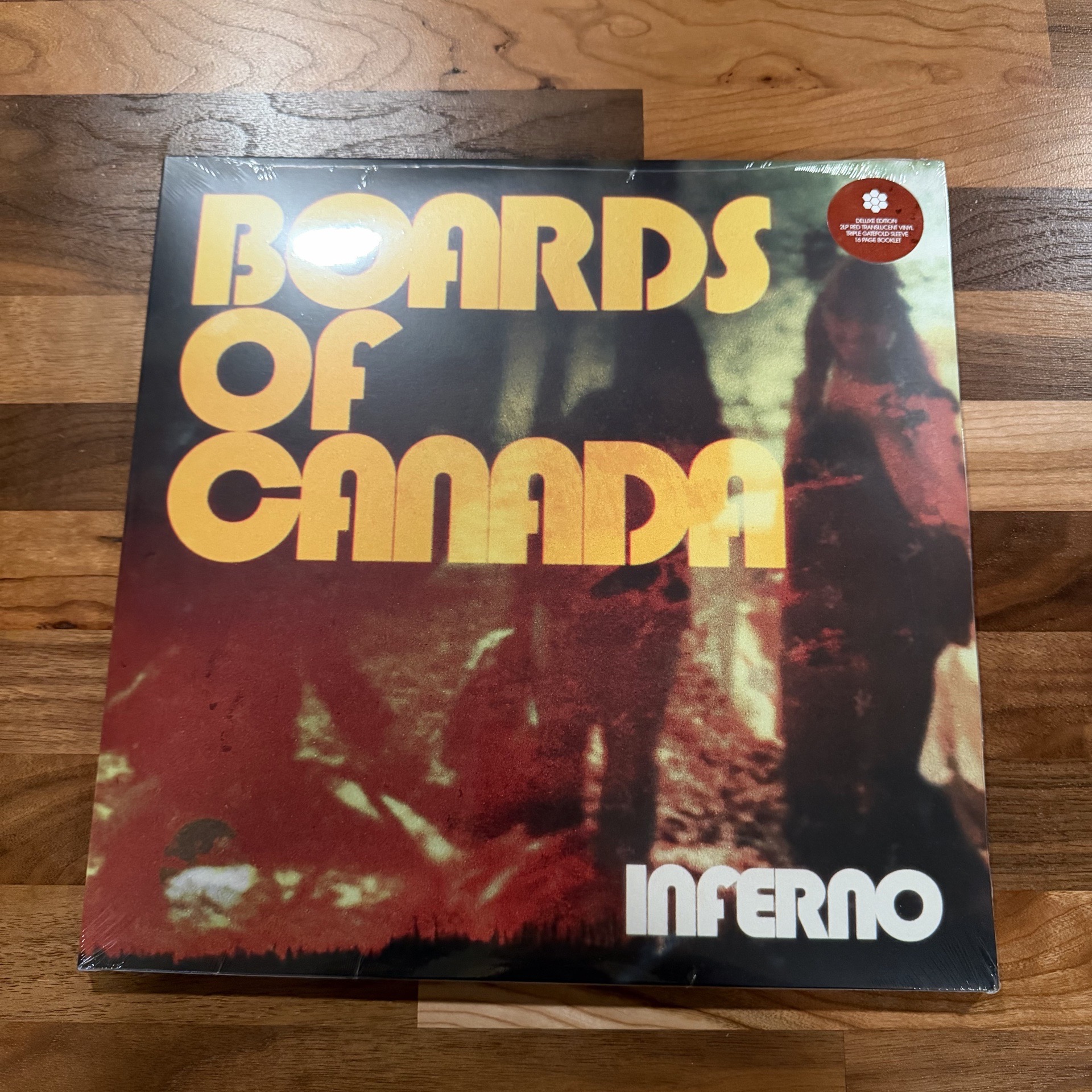 Boards Of Canada - Inferno (Warp Records) · LP · 1st press · Transparent Red · Limited deluxe edition